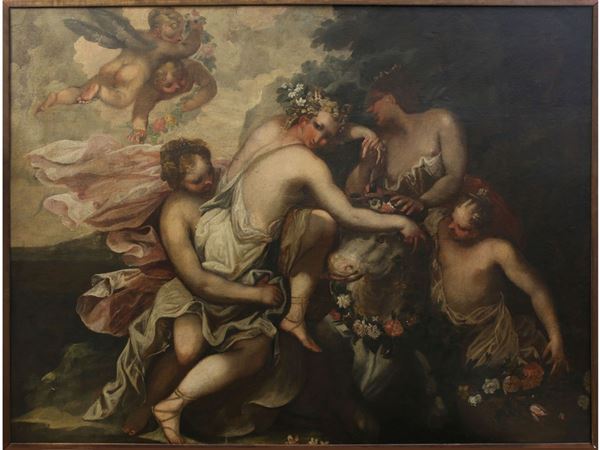 Scuola veneziana del XVIII secolo - Rape of Europa