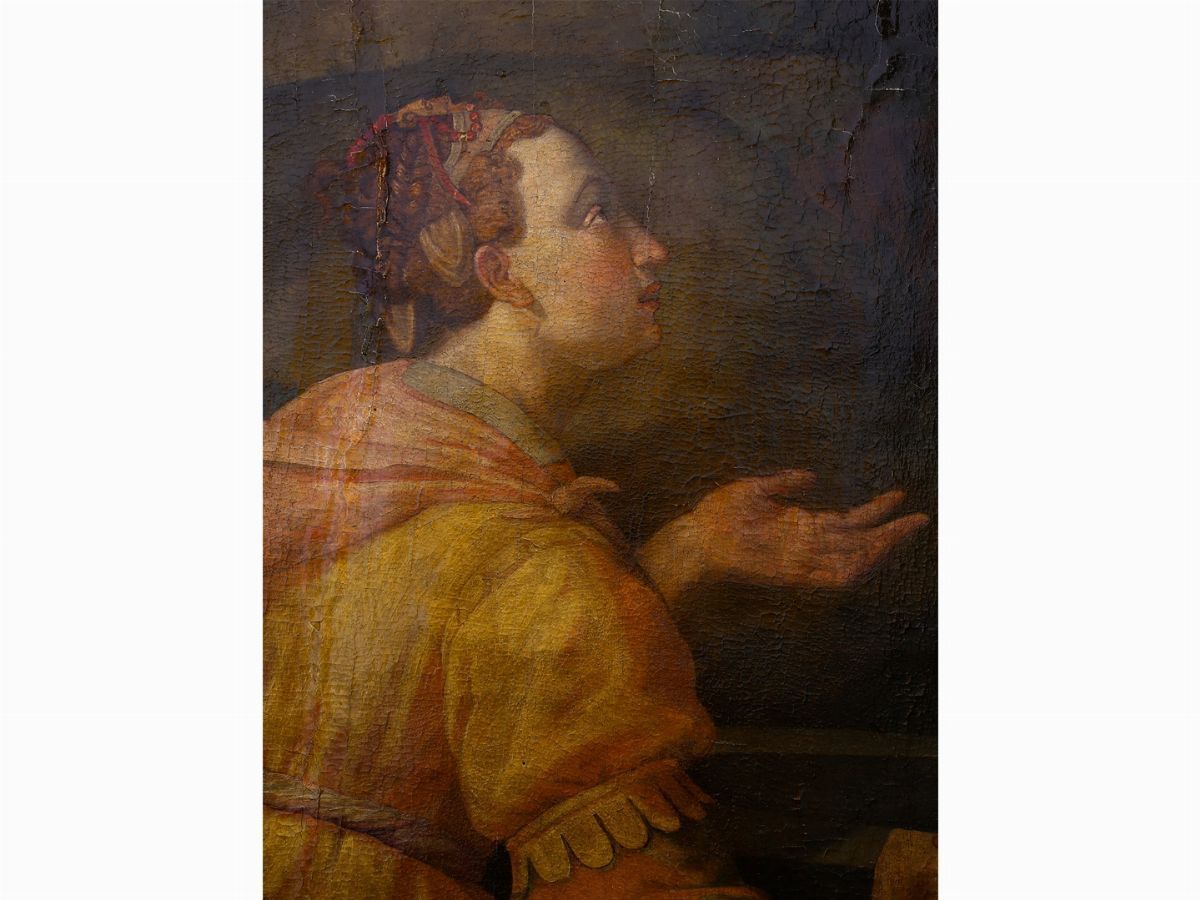 Alessandro Allori Attribuito - Cristo e la Samaritana al Pozzo