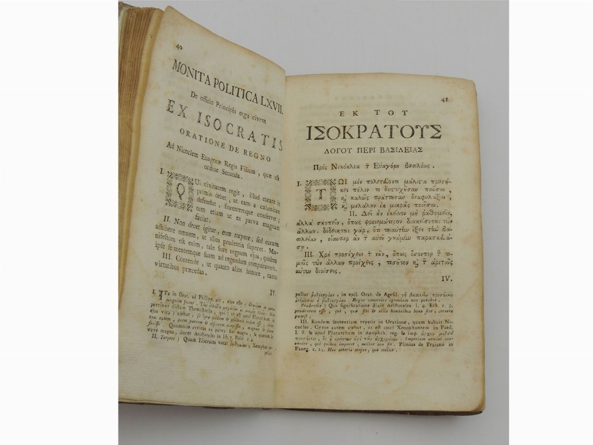 Lotto di Classici Latini e Greci: Edizioni del XVIII-XIX Secolo