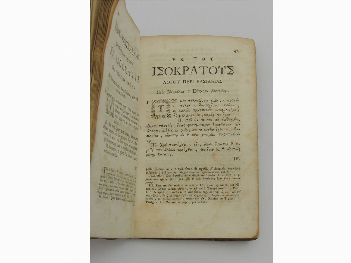 Lotto di Classici Latini e Greci: Edizioni del XVIII-XIX Secolo