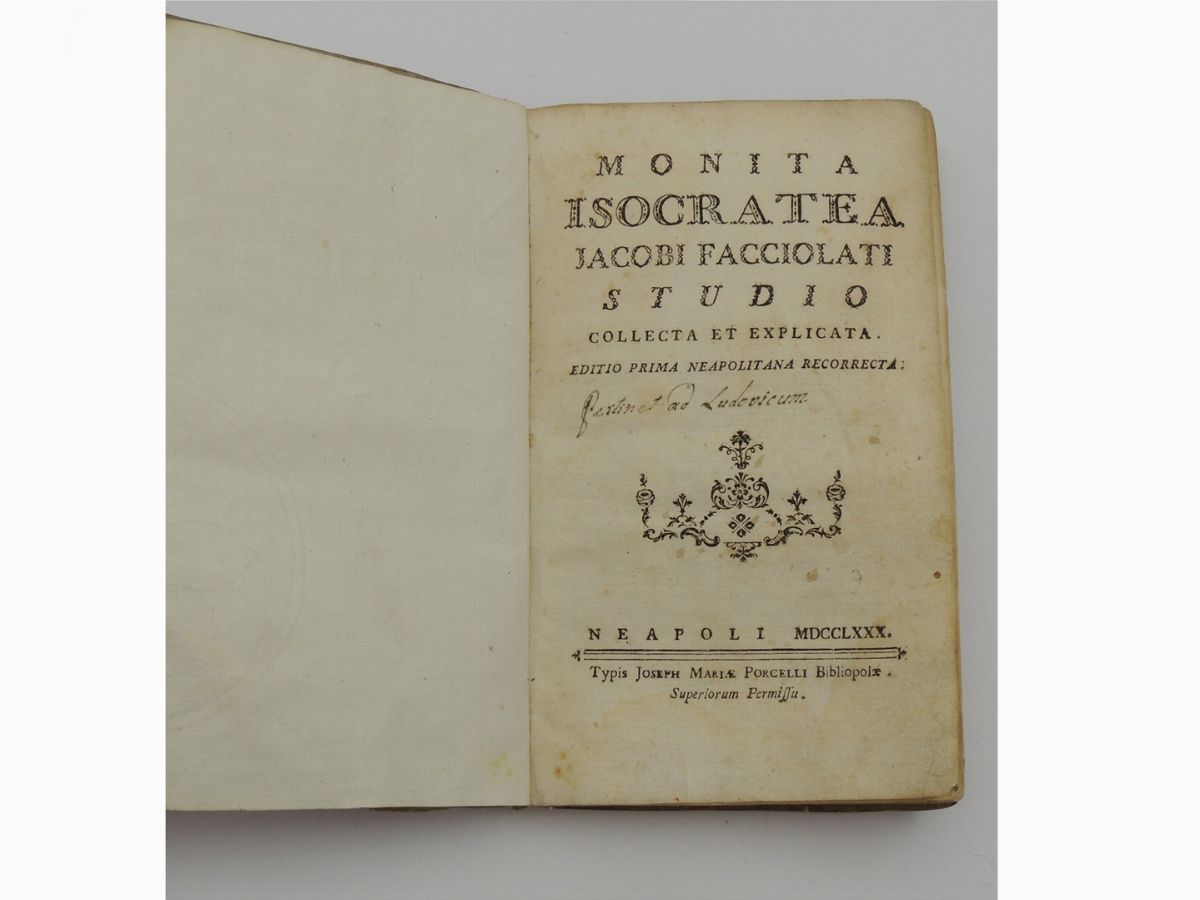 Lotto di Classici Latini e Greci: Edizioni del XVIII-XIX Secolo