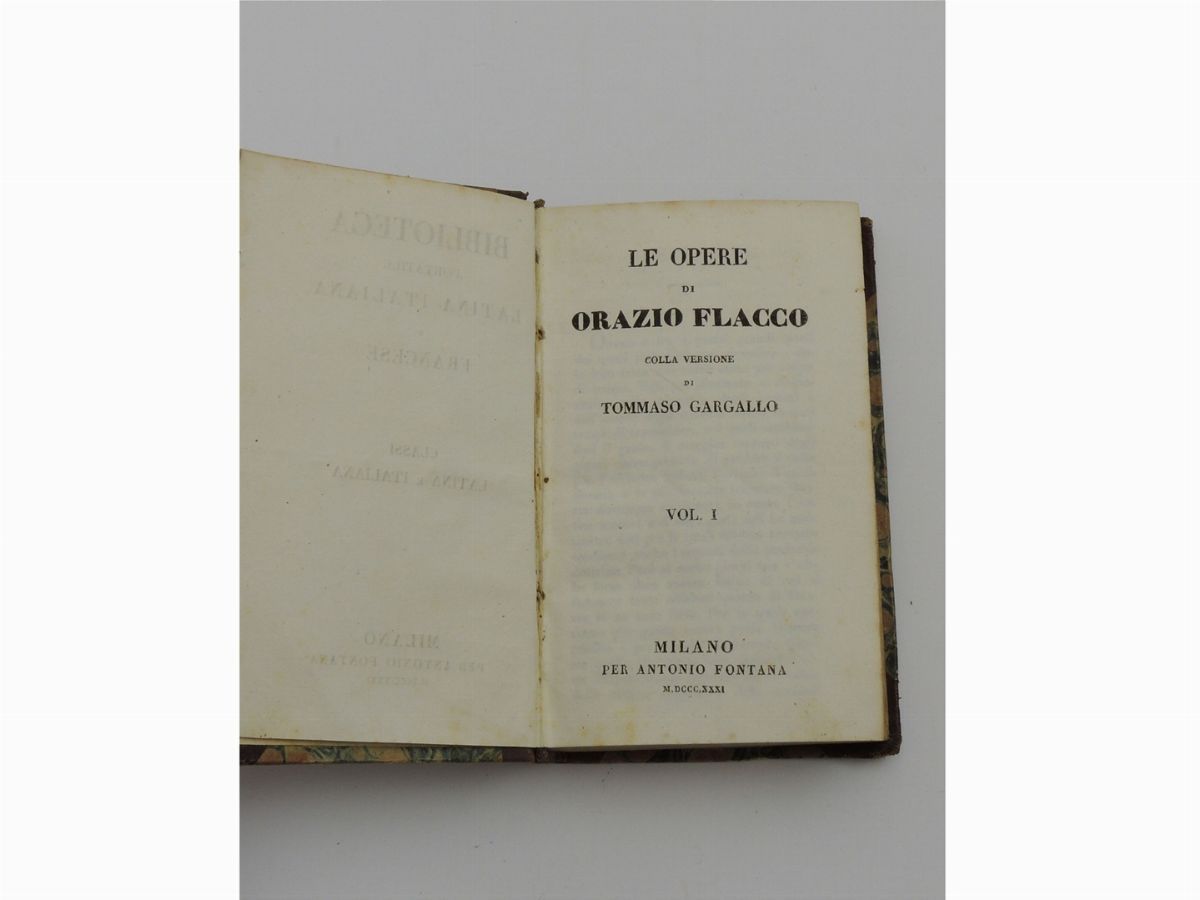 Lotto di Classici Latini e Greci: Edizioni del XVIII-XIX Secolo