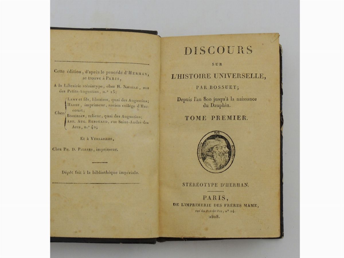 Jacques Bénigne Bossuet - Discours Sur L'histoire Universelle