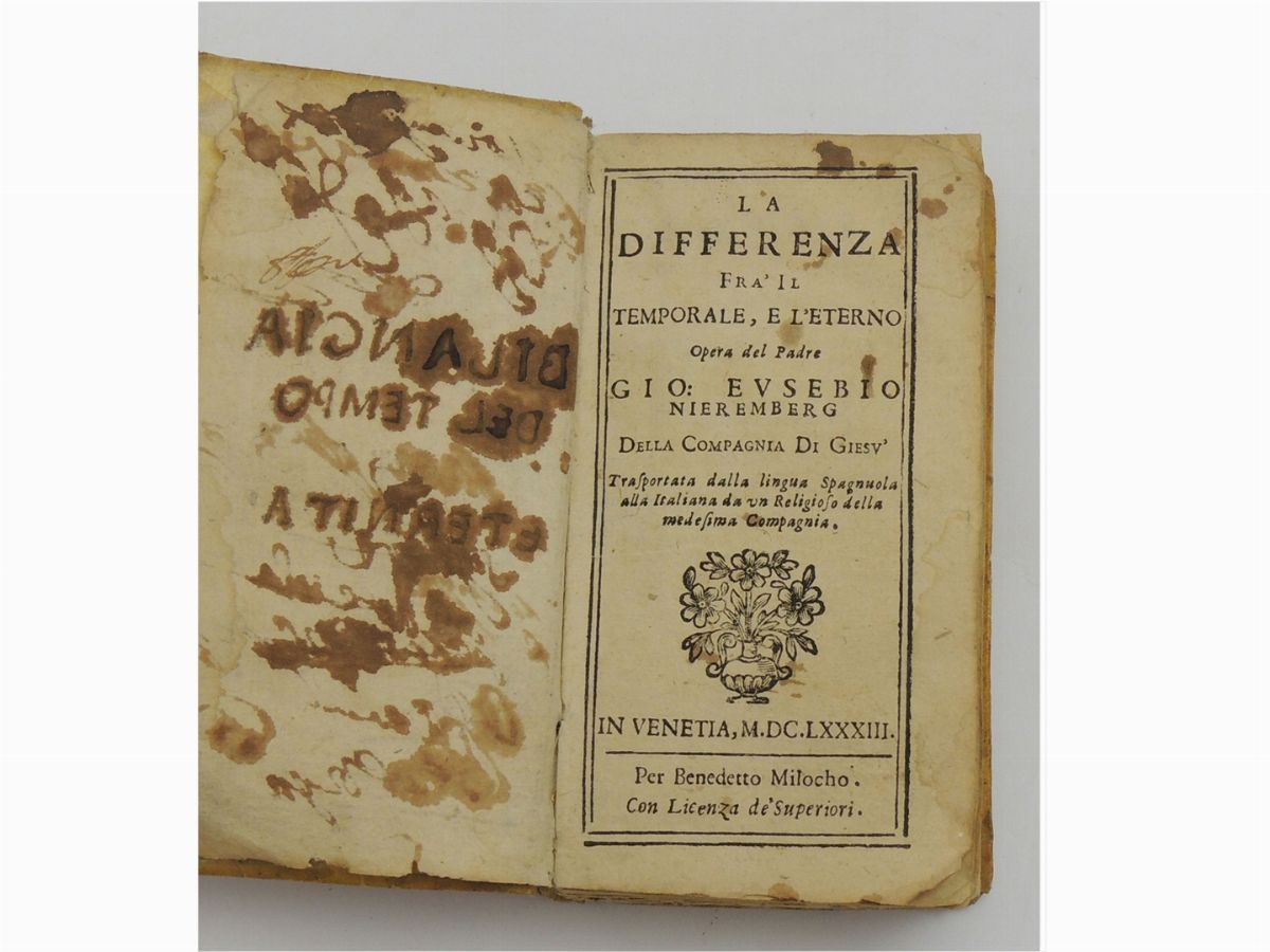 Juan Eusebio Nieremberg - La Differenza fra il Temporale e L'eterno