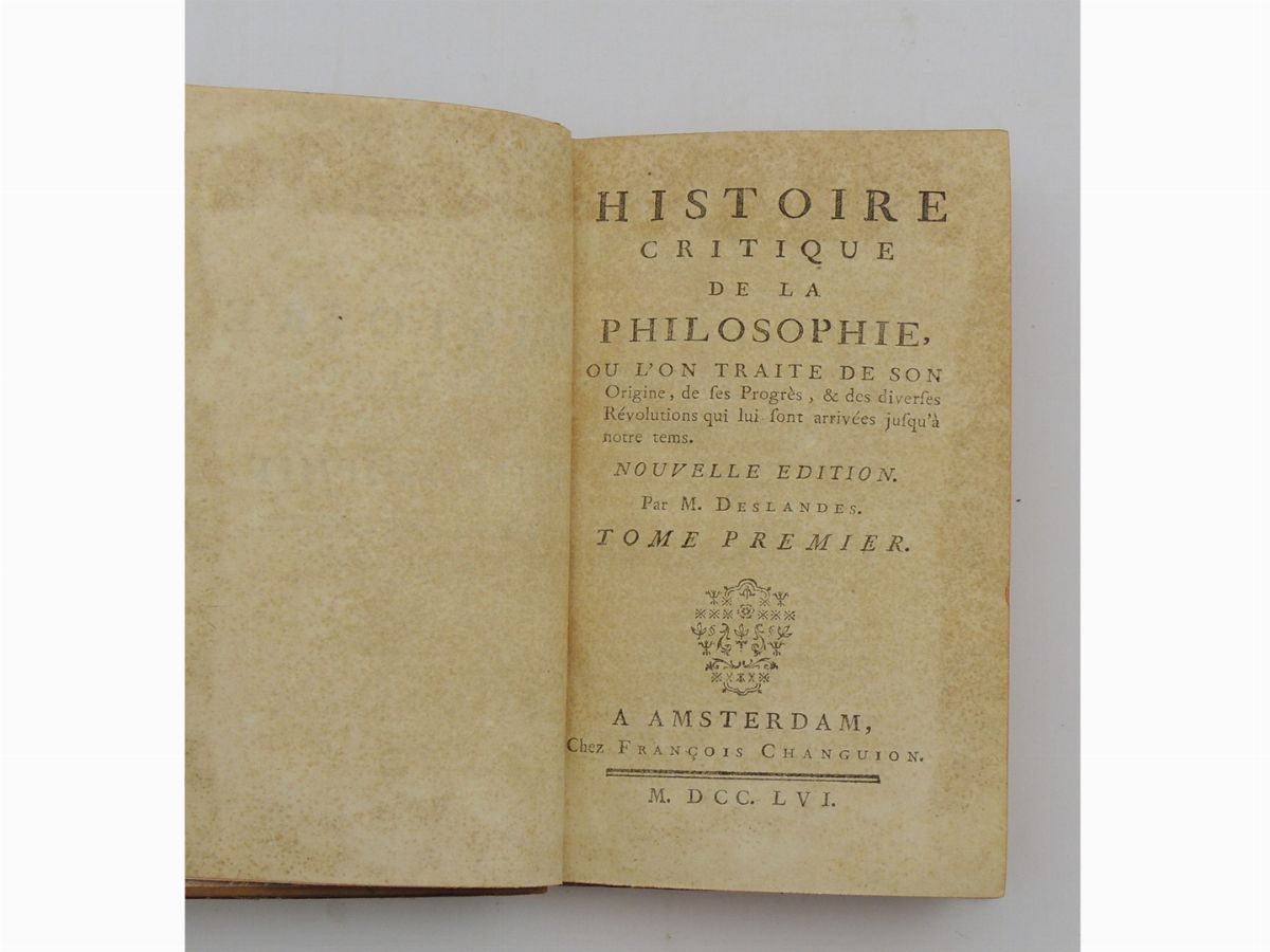 André François Boureau Deslandes - Histoire Critique De la Philosophie