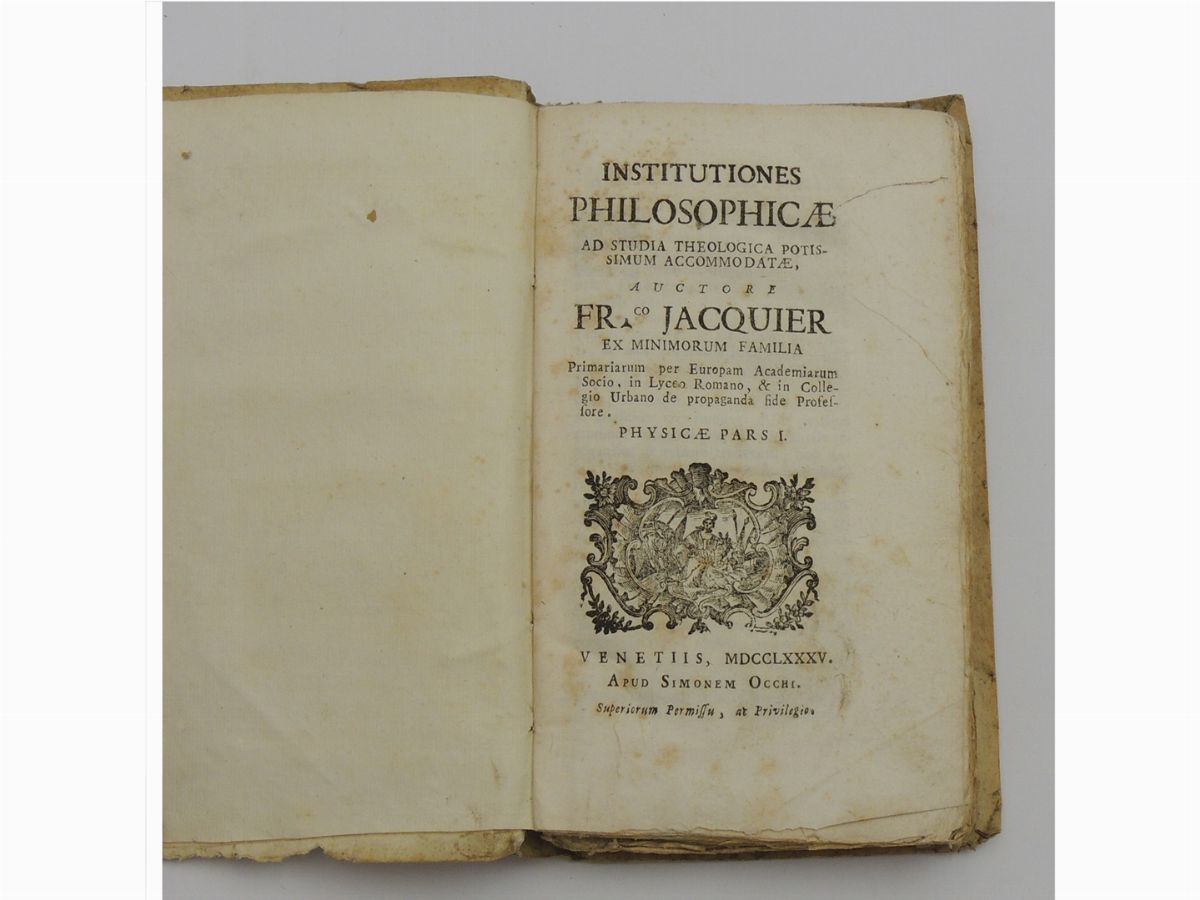 Lotto di Due Libri D'epoca di Argomento Filosofico