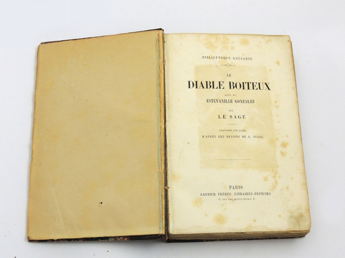 Lotto di Tre Libri Francesi del XIX-XX Secolo
