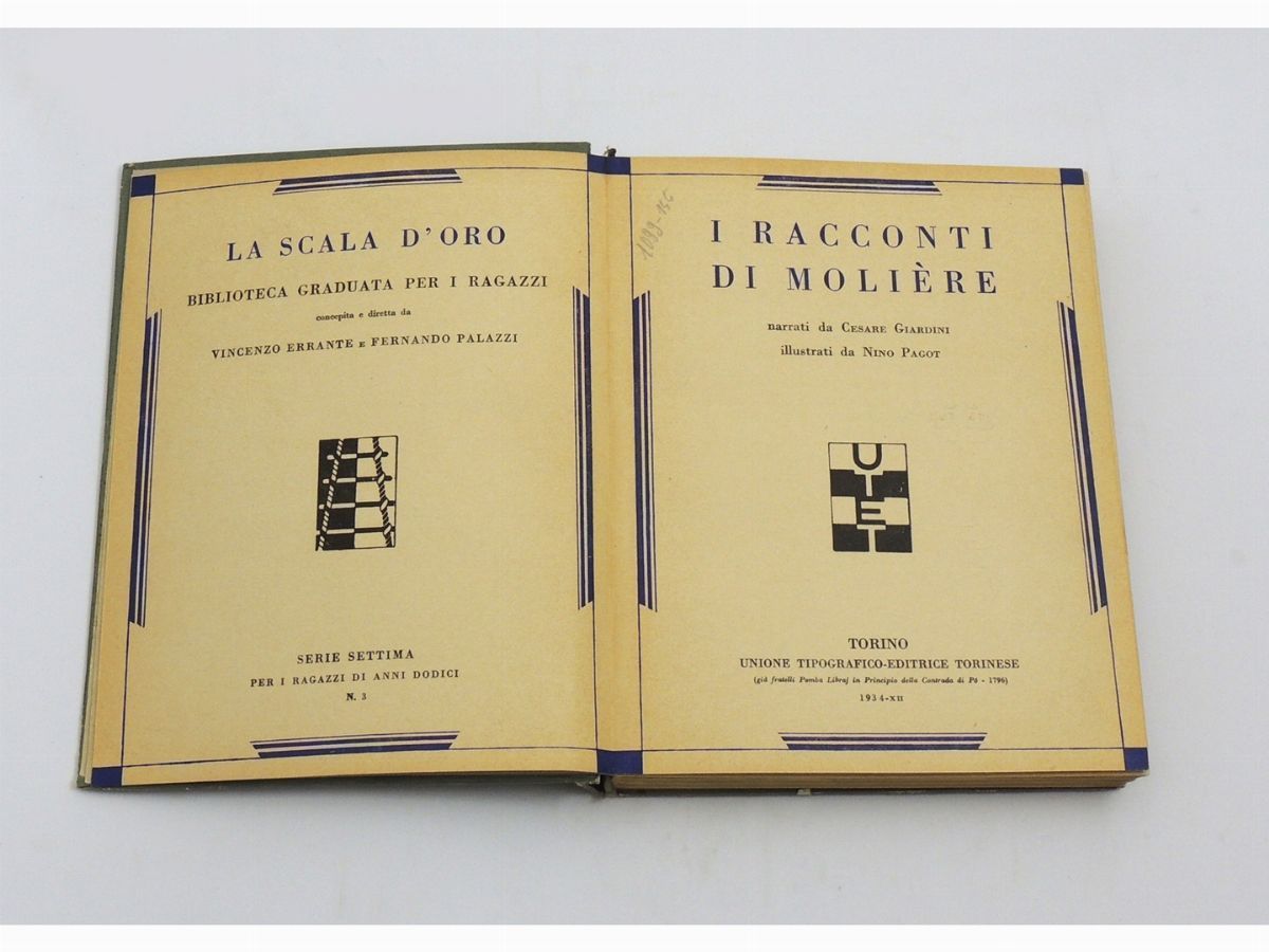 Lotto di Quattro Libri D'epoca per Ragazzi