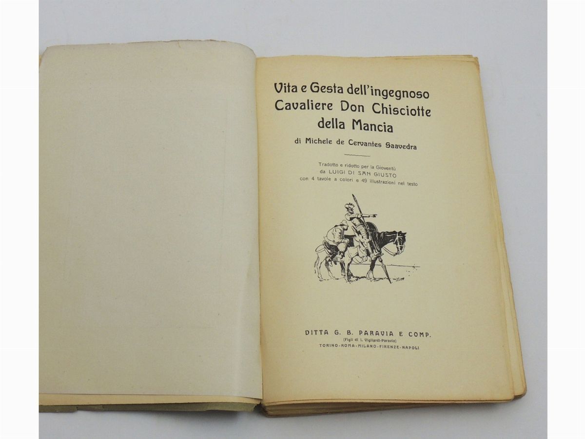 Lotto di Quattro Libri D'epoca per Ragazzi