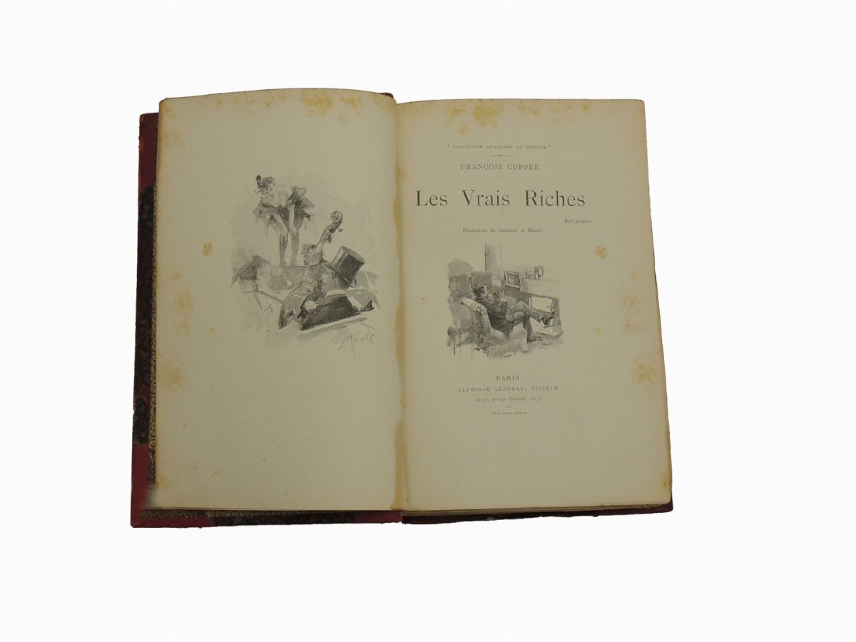 Lotto di Libri D'epoca Francesi del XIX Secolo