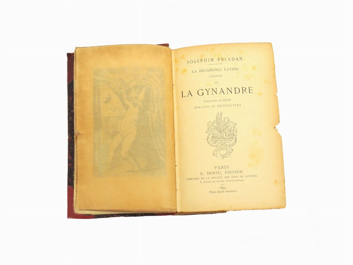 Lotto di Libri D'epoca Francesi del XIX Secolo