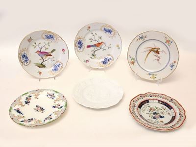 Coppia di Piatti in Porcellana Meissen