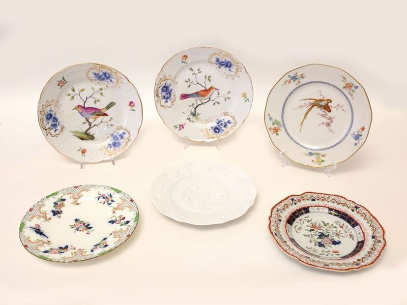 Coppia di Piatti in Porcellana Meissen