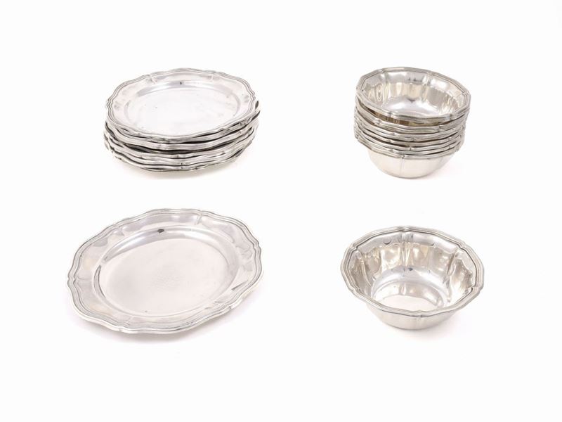 Set da Tavola Alignani in Argento 800
