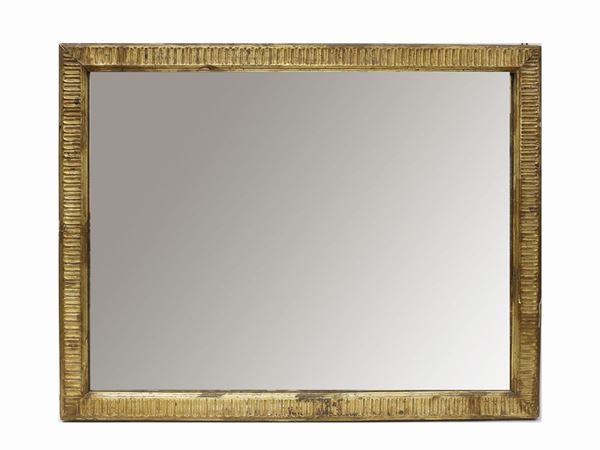 A gilted wood frame