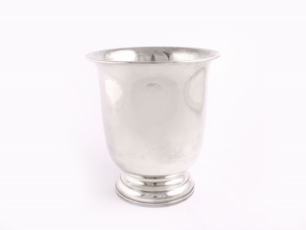 A Faraone Milano silver ice basket