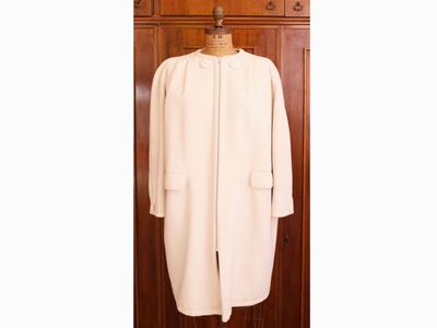 Cappotto in Lana Bianca, Valentino
