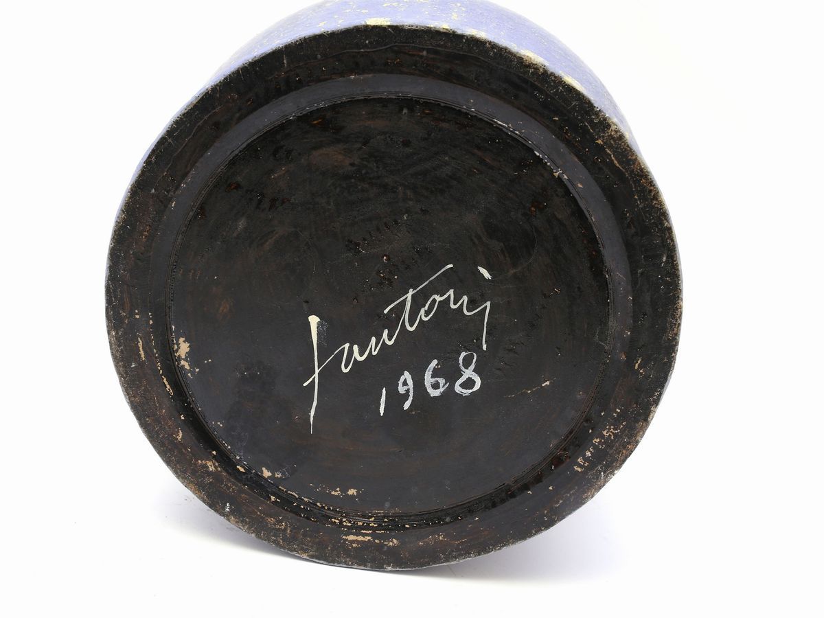 Marcello Fantoni - Piccolo Vaso in Terracotta Smaltata, 1968