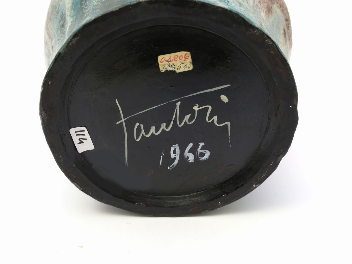 Marcello Fantoni - Piccolo Vaso in Terracotta Smaltata, 1966