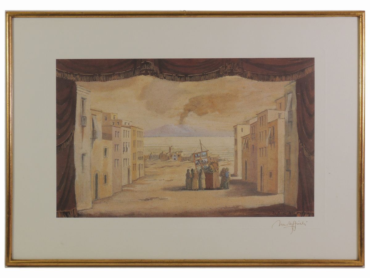 Franco Zeffirelli - Studi per Scenografie