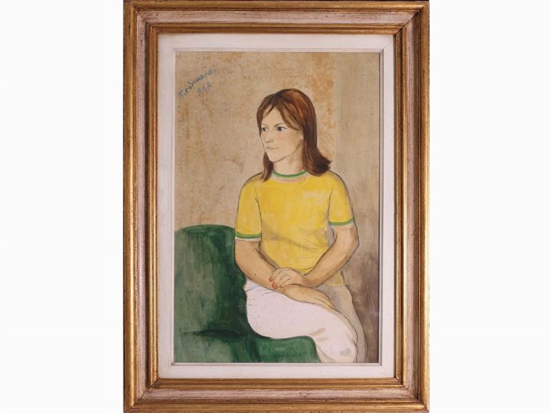 Nino Tirinnanzi - Ritratto Femminile 1967
