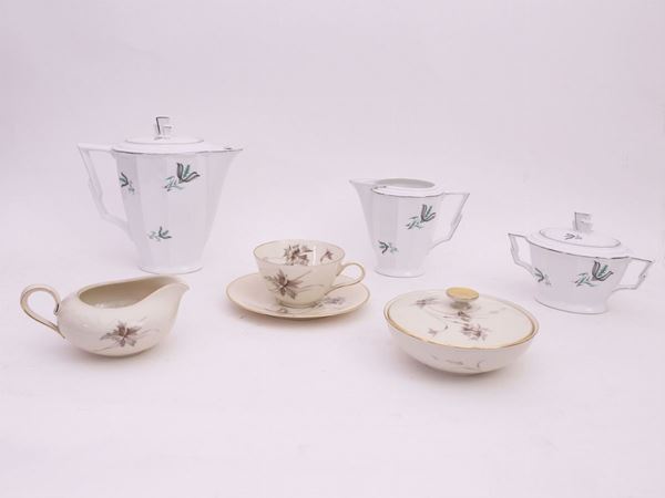 A Rosenthal porcelain coffe set  (Germany, Fifties)  - Auction The Collector's House - Villa of the Azaleas in Florence - III - III - Maison Bibelot - Casa d'Aste Firenze - Milano