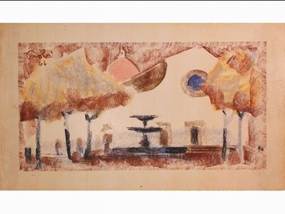 Firenze la Zecca 1968 e Veduta della Chiesa di Santo Spirito 1966