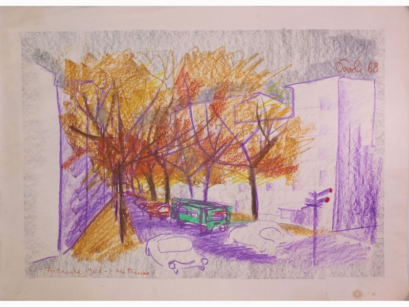 Bruno Paoli - Vaso di Fiori 1969 e Firenze 1968 (autunno)