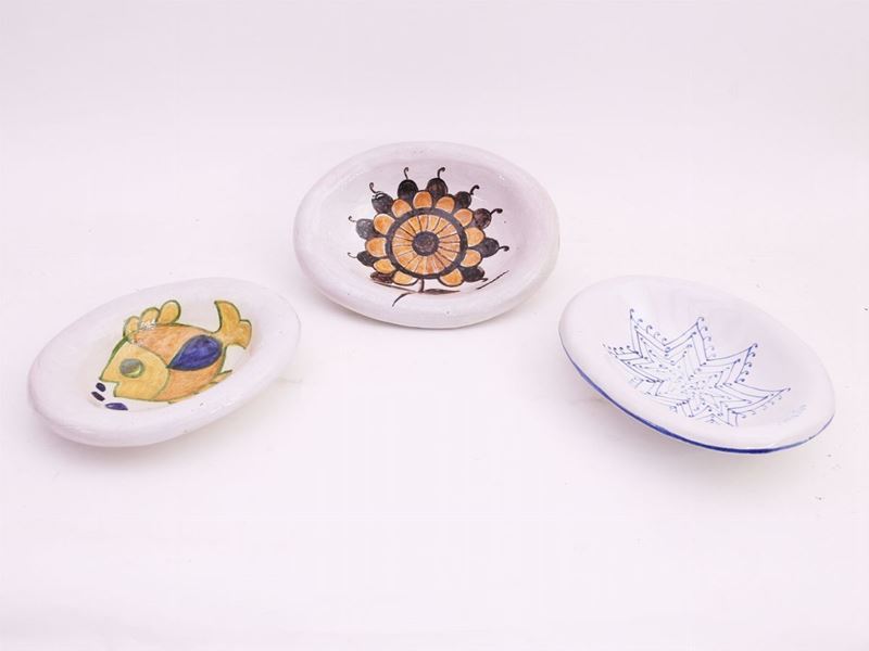 Serie di Ciotole da Antipasti in Terracotta Smaltata