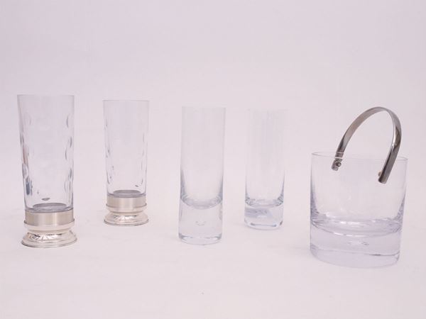 A crystal long-drink glasses lot