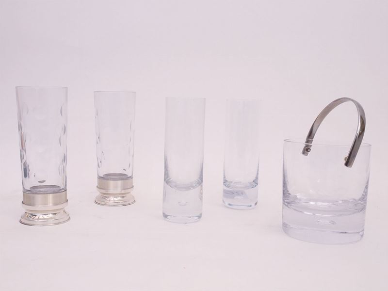 Lotto di Bicchieri da Long-drink in Cristallo