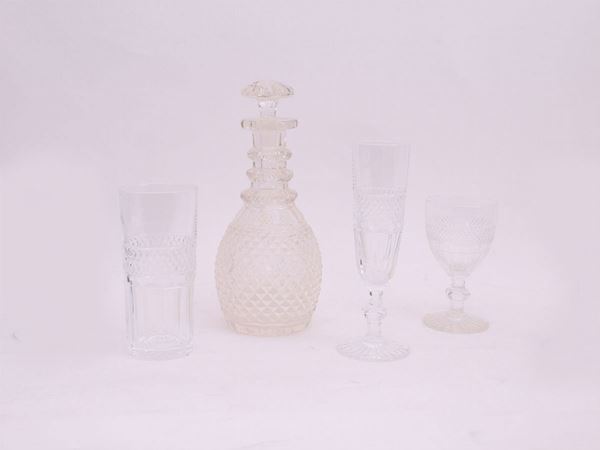 Two glasses service  (first half of 20th century)  - Auction The Collector's House - Villa of the Azaleas in Florence - III - III - Maison Bibelot - Casa d'Aste Firenze - Milano