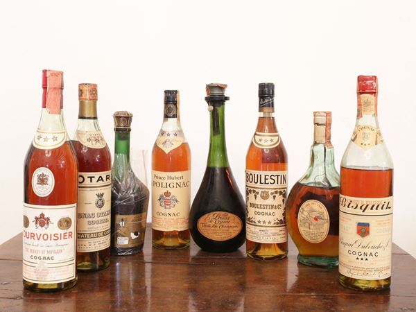 Eight bottles of cognac