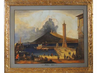 Veduta di Napoli - il Faro
