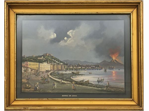 View of Naples  - Auction Furniture and Paintings from Palazzo al Bosco and from other private property - Maison Bibelot - Casa d'Aste Firenze - Milano