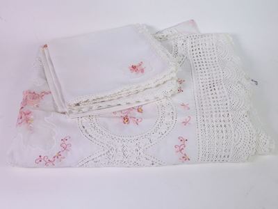 Tovaglia in Lino, Bisso e Cotone Bianco
