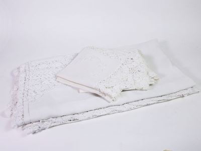 Tovaglia in Lino Bianco