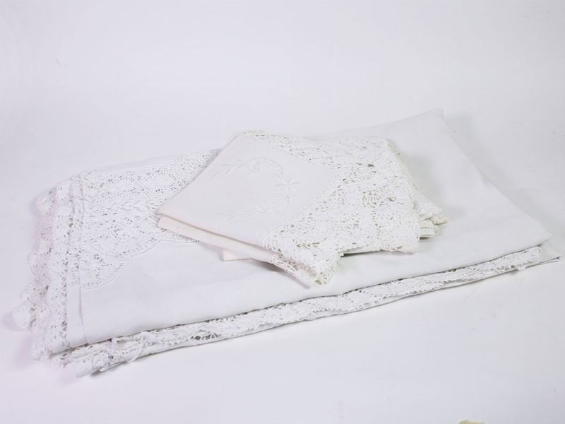 Tovaglia in Lino Bianco