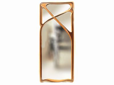 Specchiera in Legno Laccato di Gusto Liberty