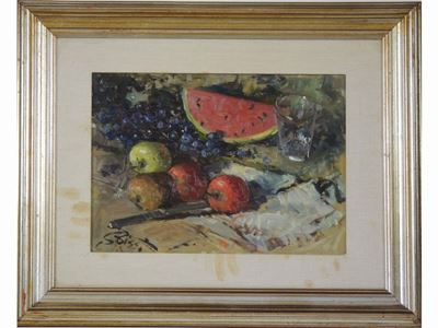 Natura Morta con Frutta 1969