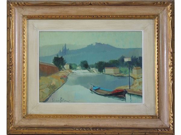 Silvio Polloni - River landscape