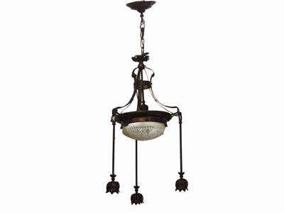Piccolo Lampadario in Metallo