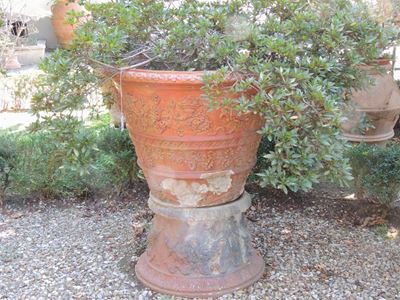 Grande Vaso in Terracotta Invetriata