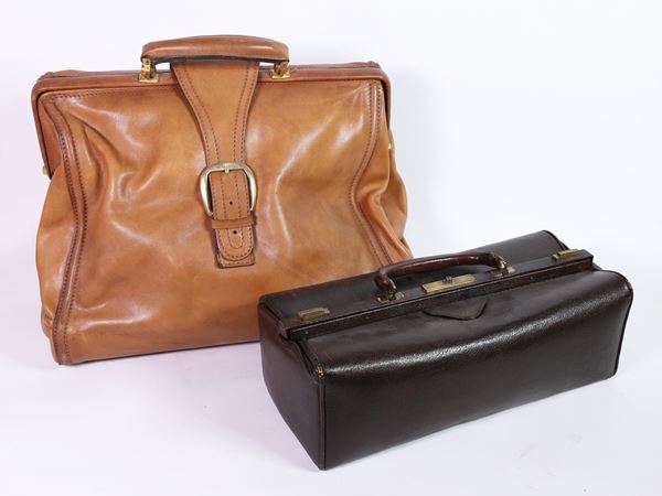 Two leather bags