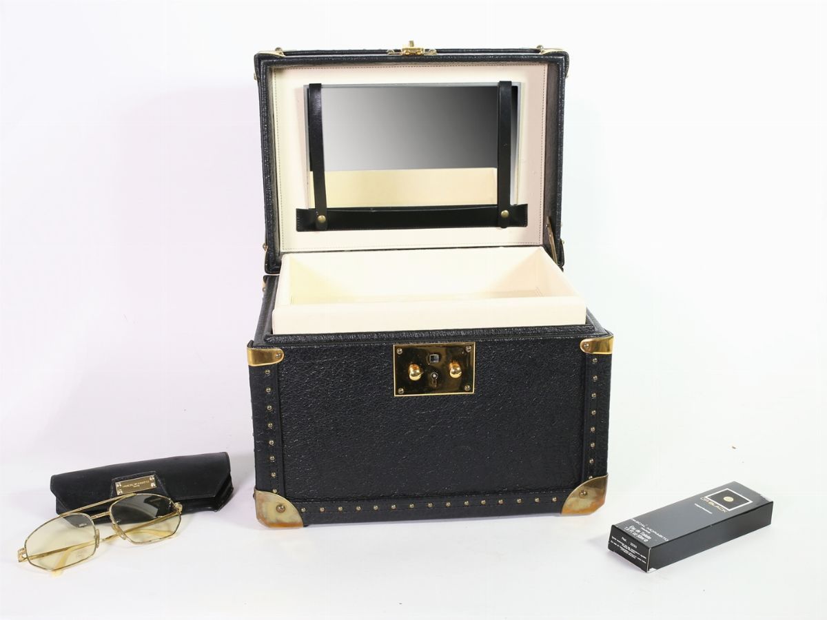 Beauty-case in Pelle Nera, Pascal Morabito