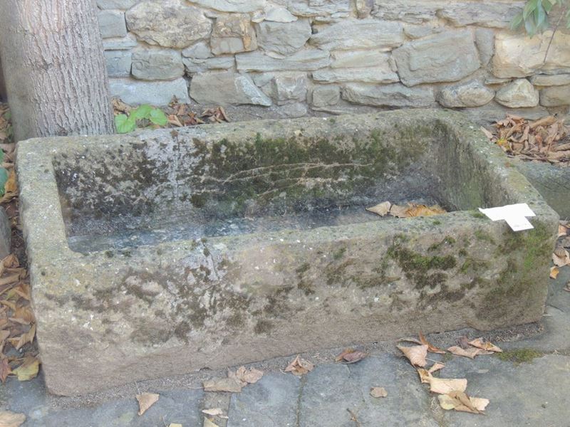 Antica Vasca Scolpita in Pietra Serena