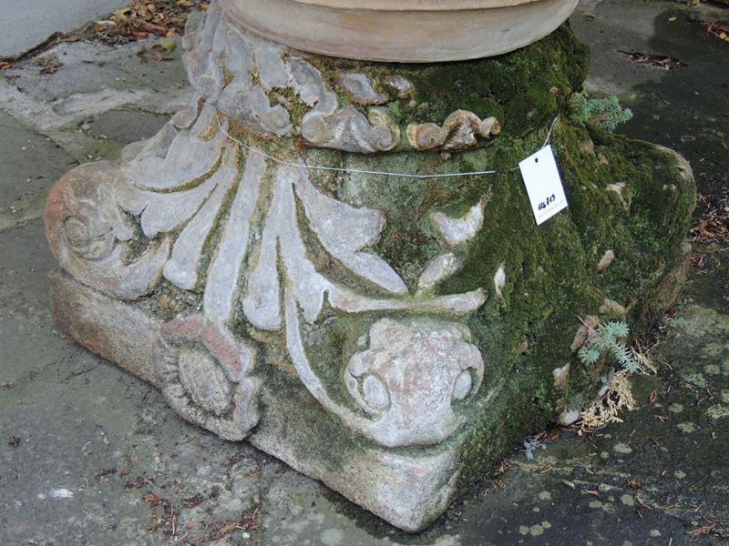 Capitello Corinzio in Pietra Arenaria