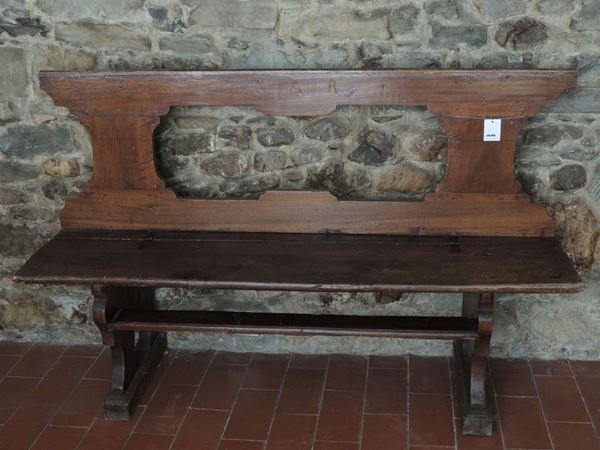 A church bench