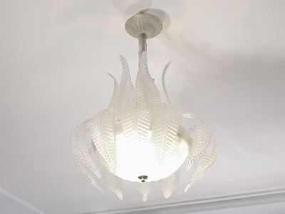 Lampadario in Vetro Soffiato di Murano