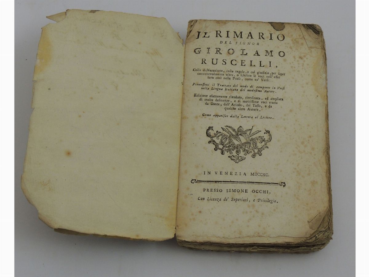 Il Rimario del Signor Girolmo Ruscelli